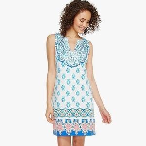 Lilly Pulitzer Sea Turtle & Fish Print Sleeveless Dress – Size XS